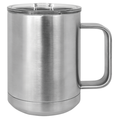 15 oz. Travel Mug with Handle