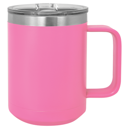 15 oz. Travel Mug with Handle