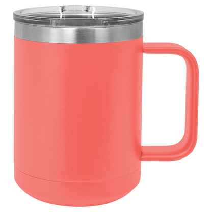 15 oz. Travel Mug with Handle