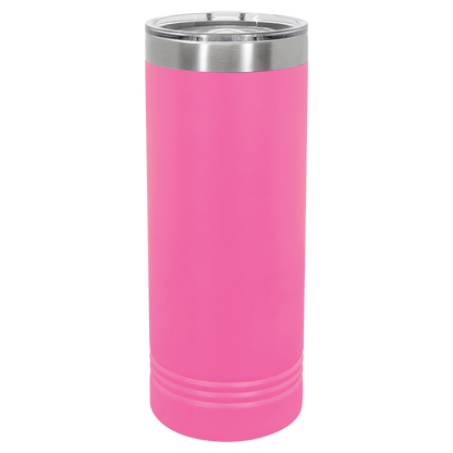 Polar Camel 22 oz. Skinny Tumbler with Slider Lid